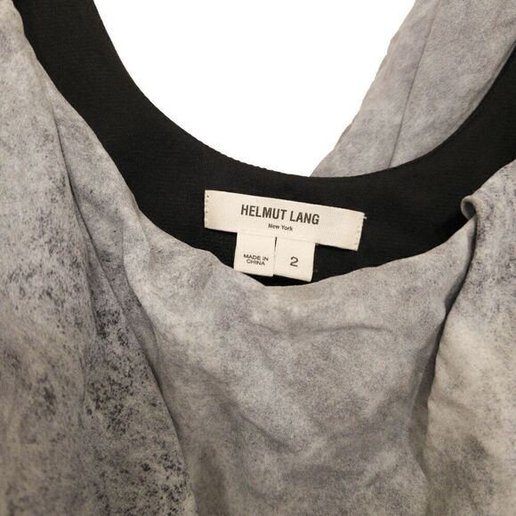 Helmut Lang Graphite and Black Cocktail Dress Size 2 - Picture 5 of 5